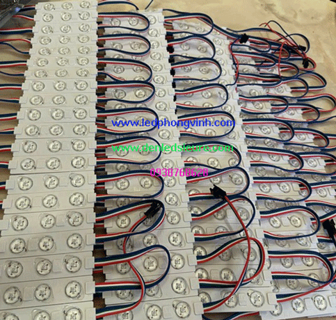 LED HẮT 3 BÓNG FULL MÀU ( NGOÀI TRỜI) IC 1818 BỎ LỖI