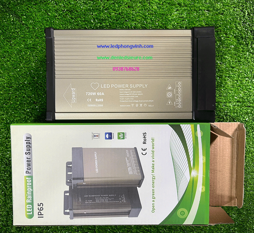 NGUỒN NGOÀI TRỜI 12V60A ( nguồn chống nước )