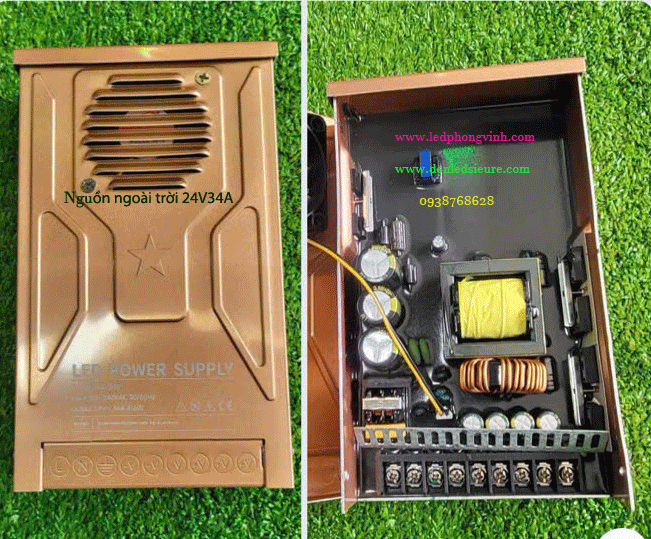 NGUỒN NGOÀI TRỜI 24V33A (24V34A) ĐỔ KEO CHỐNG NƯỚC